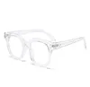 Mode de luxe de luxe design carré grand cadre lunettes surdimensionnées lunettes optiques cadre lunettes femmes hommes hommes lunettes cadres