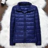 5XL 6XL hiver femmes ultraléger doudoune plus la taille duvet de canard vestes à manches longues mince manteau chaud Parka femme vêtements d'extérieur T200319