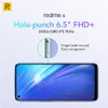 Realme 6 NFC Globalna wersja 4 GB 128 GB Telefon komórkowy 90Hz Wyświetlacz Helio G90T 30W Flash Charge 64MP Telefon Android Telefons7771991