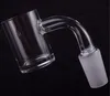 Nouveau 25mm Quartz banger long cou clou de quartz Mâle Femelle 14mm 18mm gel joint dab bangers pour tube droit bong