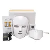 LED -hudföryngring 7 Färger LED FACIAL FOTON LIGHT THERAPY MASKIN PDT FACE LED MASK FRECNE ACNE Borttagning Skin Brighten Photorejuvenation Device