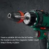 40N.M 300W Electric Power Drill Skruvmejsel 2-Speed ​​Torque Driver Handheld Impact Drill Tool med Quick-Release Chuck Drill Bits 201225