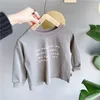 2020 children's spring new product children's Korean printed long sleeve T-shirt and sweater bottoming shirt