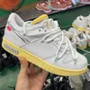 Off-White Nike Dunk Low The 50 Scarpe da corsa autentiche 01 della raccolta 50 05 Scarpe a vela grigio nero rosso rosa arancione blu viola 07 09 22 37 49 Donne scariche da uomo