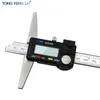 0-150mm 6 "Metric Imperial Digital Djup Vernier Caliper Micrometer Rostfritt stål Electric Digital Depth Gauge T200602