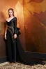 Elegant Black And Gold Women Jumpsuits Evening Dresses With Detachable Train 2022 Sweetheart Lace Appliques Prom Pageant Dress with Pant Jumpsuit Formal Party Wear