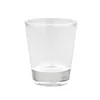 1.5oz Sublimation Shot Glass 50ml White Blank Wine Glasses Heat Transfer Drinking DIY Custom Frosted Clear Liquor Cups Whiskey Beer Party Drinkware Whoesale