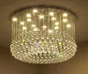 Moderne Kristallen Kroonluchter voor Plafond Luxe Ronde Lamp Opknoping Lighting Living Dining Room Slaap Lobby Cristal Lights