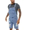 Mannen Een Schouder Mode Jeans Jumpsuit Casual Camouflage Print Jeans Jumpsuits Overalls Trainingspak Camo Jarretel Broek