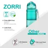 ZORRI New Shaker Sports Water Bottle Gourde Water + Bottles Fashion Bpa Free Portable Turismo e Camping Drink Bottle 1000 ml 201106