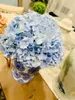 54 kronblad konstgjorda siden hortensia blommhuvuden för bröllop centerpieces blomma vägg baby shower hem dekor festlig dekoration jk2101xb