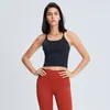 L-97 Camisetas sin mangas para mujer para entrenamientos de yoga Camisetas deportivas para fitness Chaleco sexy Camisetas de gimnasia transpirables de secado rápido Cuello en forma de U Suave Nueva camiseta ajustada