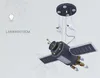 Cartoon Satellite Astronaut LED Kroonluchter Verlichting voor Kinderen Slaapkamer Woonkamer Persoonlijkheid Opknoping Light Fixtures Luster