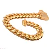 Diamant Gesp Hond Keten 14 MM Hond Kraag Rvs Huisdier Gouden Ketting Kat Halsband Accessoires269W