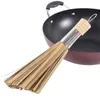 Natural Bamboo Pot Brush Non Stick Oil Iron Pot Brush Kök Multifunktion Diskmaskin Rengöring Brush Pot Artifact H Jlljeh