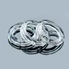 2pcs 50mm Clear Ring Circle Crystals Pendants Glass Suncatcher Chandelier Crystals Prisms Parts Drops Light Ring Accessories H jll5220380