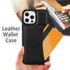 Leather Wallet phone case For Iphone 12 Mini 11 Pro Max XR X XS 8 7 6 Plus Kickstand Feature With Car Slot Cover