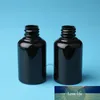 30PCS / LOT PROMOTION 50 ml plast svart lotionflaska Kvinnor Kosmetisk behållare Vit Flip Cap 5 / 3oz