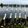 Pesca Rod Spinning Fly Carp Alimentador de Fibra de Carbono Pesca Carp Fishing Rod alimentador rígido FRP fibra de carbono telescópica vara de pesca