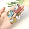 Cartoon Cute Teacup Cat Enamel Pins Colors Sweet Various Type Funny Brooches For Kids Gift Lapel Pins Bags Clothes