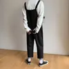 Fashion-Men's Japanese Casual Pants Men's Overalls Jumpsuit Black/Khaki Fashion Loose Pants Plus Size M-XL