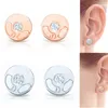 2022 New Fashion Stud Earrings S925 Silver Classic Congring Love Love Shape Heart Diamond Female Earrings for Women Part296e