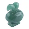 크리스탈 선물 Dodo 조류 자연 석영 타이거 아이가 Lavis 옥수수 자수식 수명 럭키 인형 동물 동상 Reiki 2inch LLA11159