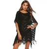 Gland Femme Tunique Robe De Plage Noir Beachwear Maillot De Bain Maillot De Bain Robes Femmes Maillot De Bain Cover Ups Blanc Noir V Style Sexy T200416