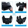 شاحن محطة الشحن المزدوجة Stand for Sony PS4 PlayStation 4 وحدة تحكم عصا التحكم السريعة PS-4 Gamepad