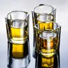 Mini bicchieri da vino addensati Bicchiere da birra Bicchiere da vino trasparente per whisky Bicchieri di cristallo senza piombo Bar KTV Bicchieri