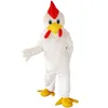 Costumes de mascotte Costume de mascotte de dessin animé de dinde Thanksgiving grand oiseau robe d'anime couvre-chef de poule activité vêtements de propagande défilé de poulet