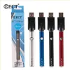 ECT COS VV 450mAh Kits de bateria pré-aquecimento Tensão ajustável 510 Tópico com carregador USB Black Blue Sliver 3 Cores OptionalA51 A41