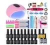 Kit per nail art Set asciugatrice per lampada a LED UV con kit per smalto gel da 12 pezzi Soak Off Strumenti per manicure Trapano elettrico