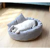 Casas de gato e cama de estimação dormindo gatinho camas tapetes cinzento produtos saco respirável calor hamacas gato