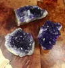 Jeden surowy kwarcowy punkt kwarcowy Amethyst Punkt Klastra Naturalny kamień szlachetny Crystal Rock Reiki1417887