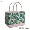 Shopping Bags Bolsos De Playa Eva Con Estampado Moda Para Mujer Bolsa Cesta Hueca Diseador Bolso Grande Gran Capacidad Almacenamiento 220303