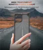 Carbon fiber Transparent Phone Cases For iPhone 13 12 11 Pro MAX XS XR X Anti-fall Acrylic PC Hard Back Cover