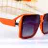 Modeontwerpers Heren Dames Zonnebril Pilot Sunglass Brand Eyewear Zonnebril Frameloze Driver Polaroid Glazen Lens Met Oranje Doos