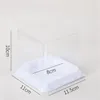 Caja de regalo transparente transparente Pastel de luna Caja de embalaje de la magdalena Fiesta de bodas de Navidad Pastel Caja de dulces Contenedor Titular yq02851