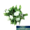 9 Kafalar Gül Moda Yapay Gül Çiçekler Düğün Dekorasyon Simülasyon Üzüm Festival Sahte Bitki Çiçek Dize için