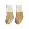 / LOT зимний махровый бархат сгущает пол носки мальчик девушки против скольжения противоскользящие детские теплые носки для детей малыша новорожденных младенцев LJ201019