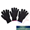 One Piece Professional Heat Resistant Glove Hair Styling Tool Black Heat Glove Flat Iron for Curling Straight Cotton