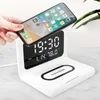 Alarm Clock Wireless Charger Creative Fast Charging Multifunktionell ThreeInone Mobiltelefonladdning116249498