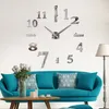 2020 Super Big DIY Wall Clock Acrylic Metal Mirror Super Big Personalized Digital Watches Clocks Freeshipping 130cm x 130 cm Y200109