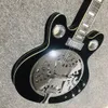 Özel 6 Dizeler Dobro Rezonator Çelik Elektro Gitar Metal Stili1973025