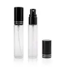 100 PCSLot 10ML Mini botella de perfume recargable portátil Botella de spray de metal vacía Botellas de perfume Atomizador Contenedor Muestra de regalo 22687493