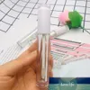 Yeni 50 / 100pcs 5ML Kapsayıcı Ambalaj Lip Gloss Tüp Dudak Tüpleri, Bebek Pembe Cap DIY Sır boşaltın