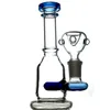 6 i glas bongs mini handfull flaska stil oljeplattor DAB RIG Rökning Vattenrör Cyclone Glas Bongs Assorterad färg på begäran