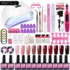 Nail Art Set 36W UV Led Lamp Dryer With 6/10/12 Color Gel Nail Polish Set Gel Varnish Manicure Tools Kit