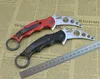 1Pcs Top Quality Practice claw knife 420C Satin Blade G10 Handle Karambit Outdoor EDC Tactical Knives With Retail Box